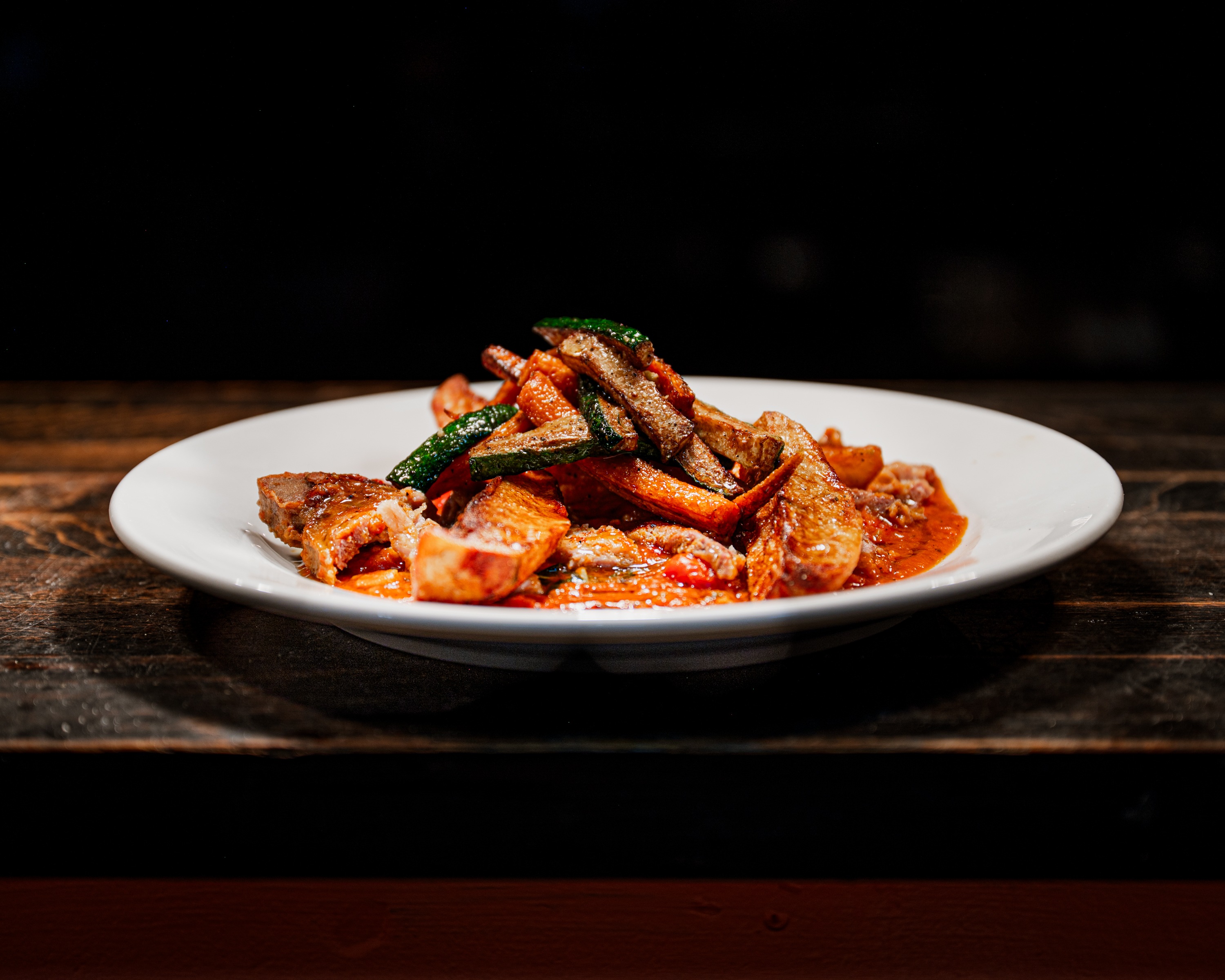 Costoletta pizzaiola pork chop