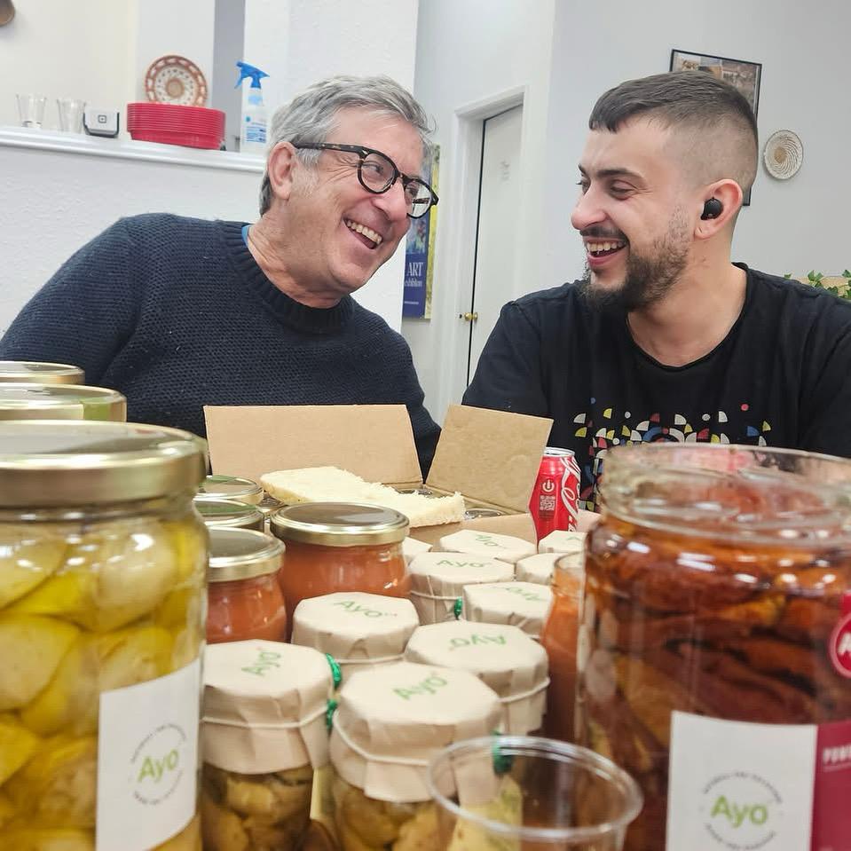 Gabriele Brownstein with his father