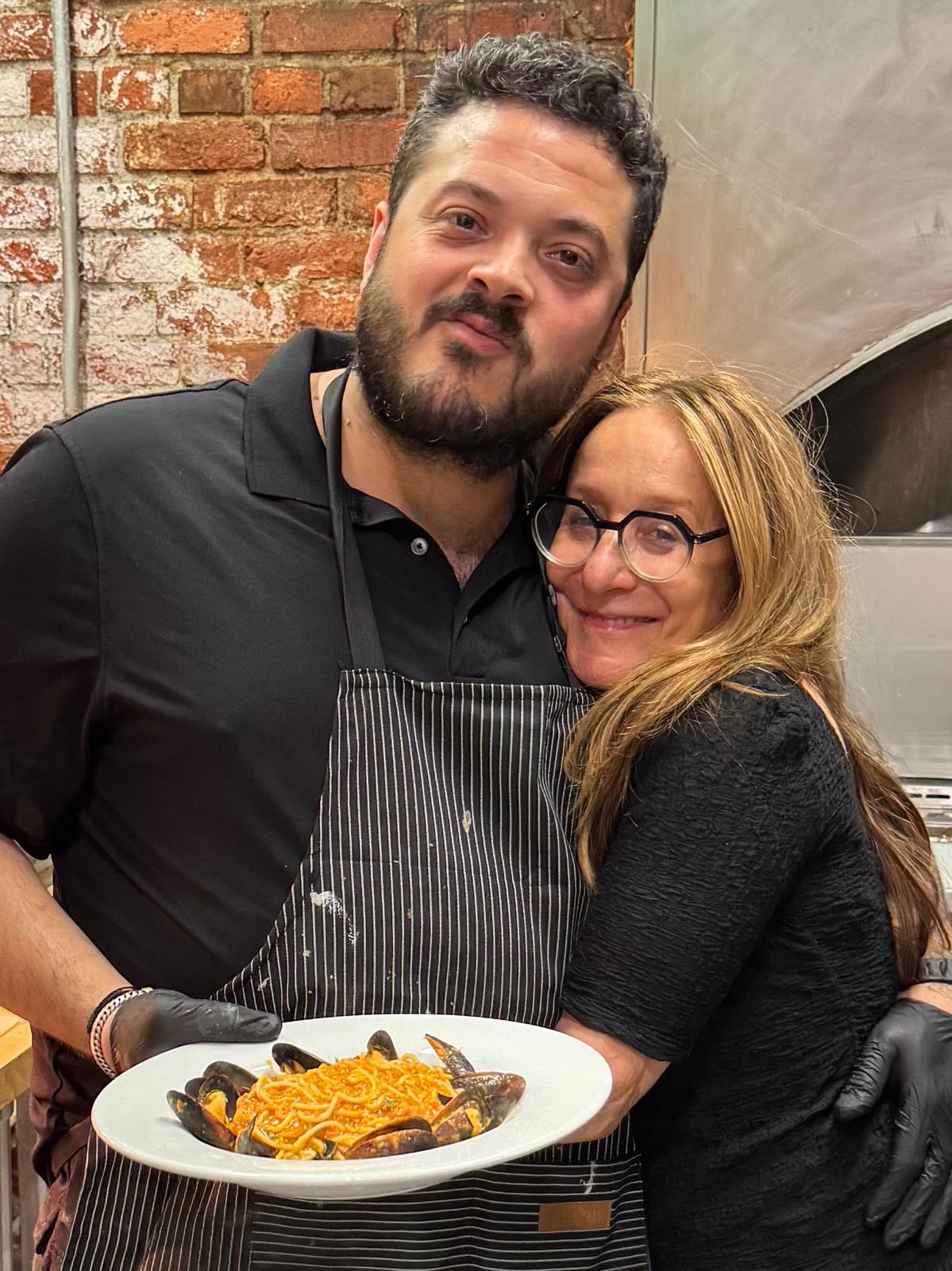 Chef Gabriele Russo and Robin