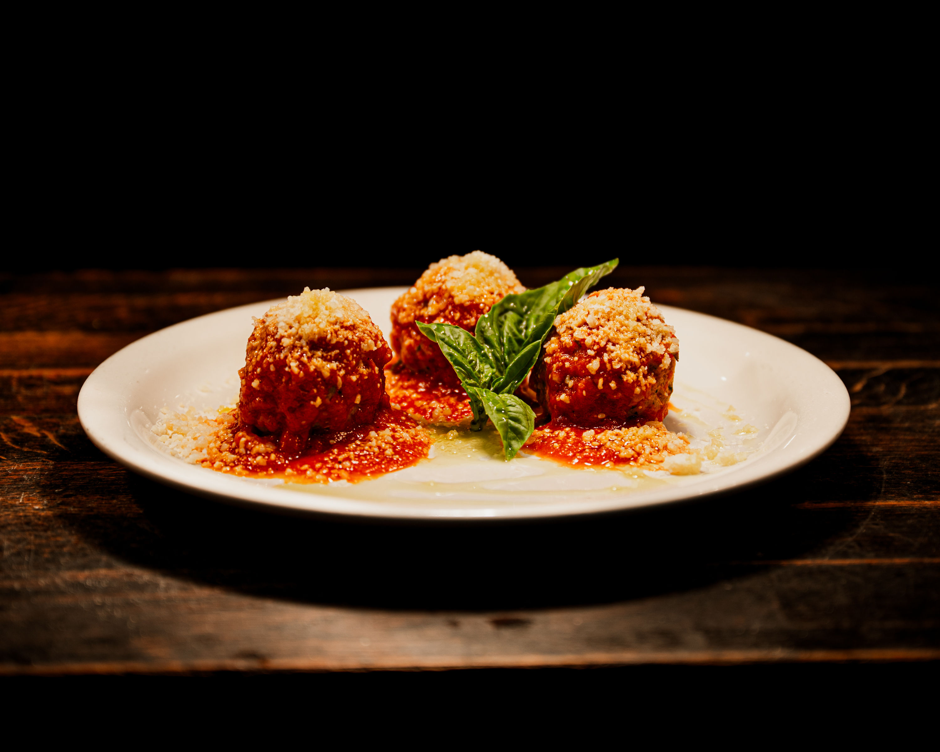 Meatballs in San Marzano sauce
